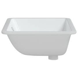 Chiuvetă de baie albă 55,5x37,5x19 cm, ovală, ceramică, 5 image