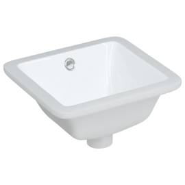 Chiuvetă de baie albă 30,5x27x14 cm, ovală, ceramică, 2 image