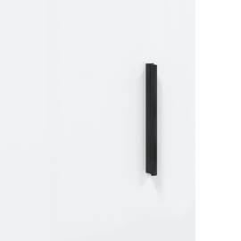 Dulap înalt, alb extralucios, 69,5x34x180 cm, lemn compozit, 10 image