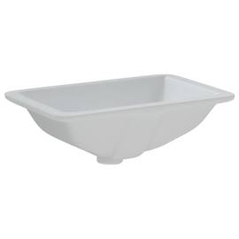 Chiuvetă de baie albă 41,5x26x18,5 cm, ovală, ceramică, 6 image