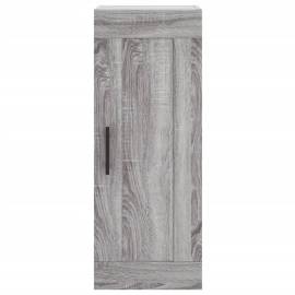 Dulap de perete, gri sonoma, 34,5x34x90 cm, lemn prelucrat, 6 image