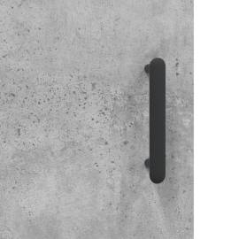 Servantă, gri beton, 90x34x80 cm, lemn compozit, 10 image