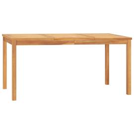 Set masă pentru grădină, lemn masiv de tec, 5 piese, 8 image