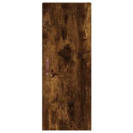 Dulap înalt, stejar fumuriu, 34,5x34x180 cm, lemn prelucrat, 6 image