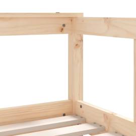 Cadru de pat pentru copii, 70x140 cm, lemn masiv de pin, 8 image