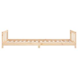 Cadru pat pentru copii, 90x200 cm, lemn masiv de pin, 5 image