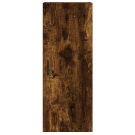 Dulap înalt, stejar fumuriu, 34,5x34x180 cm, lemn prelucrat, 8 image