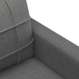 Canapea cu 3 locuri, gri închis, 180 cm, material textil, 6 image
