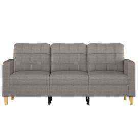 Canapea cu 3 locuri, taupe, 180 cm, material textil, 3 image