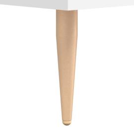 Birou, alb, 140x50x75 cm, lemn compozit, 10 image