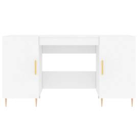 Birou, alb, 140x50x75 cm, lemn compozit, 6 image