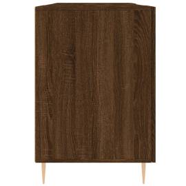 Birou, stejar maro, 140x50x75 cm, lemn compozit, 7 image
