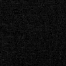 Pat de zi, negru, 90x200 cm, material textil, 7 image