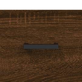 Măsuțe de cafea, 2 buc. stejar maro, 50x50x40 cm, lemn compozit, 10 image
