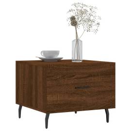Măsuțe de cafea, 2 buc. stejar maro, 50x50x40 cm, lemn compozit, 3 image