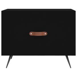 Măsuțe de cafea, 2 buc., negru, 50x50x40 cm, lemn compozit, 6 image