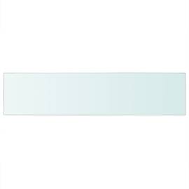 Rafturi, 2 buc., 110 x 25 cm, panouri sticlă transparentă, 3 image
