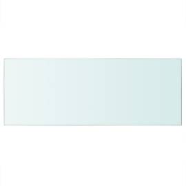 Rafturi, 2 buc., 60 x 25 cm, panouri sticlă transparentă, 3 image