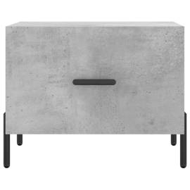 Măsuțe de cafea, 2 buc., gri beton, 50x50x40 cm, lemn compozit, 6 image