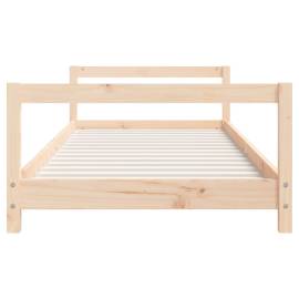Cadru de pat pentru copii, 80x200 cm, lemn masiv de pin, 4 image