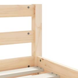 Cadru de pat cu sertare de copii, 90x200 cm, lemn masiv pin, 8 image