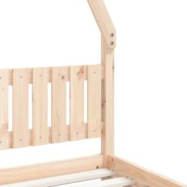 Cadru pat pentru copii, 90x200 cm, lemn masiv de pin, 7 image