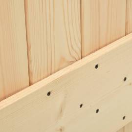 Ușă glisantă cu set de feronerie 70x210 cm, lemn masiv de pin, 6 image