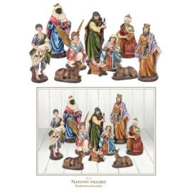 Ambiance set figurine decorative de crăciun nașterea domnului, 10 buc., 2 image