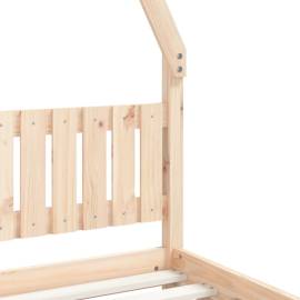 Cadru de pat pentru copii, 90x190 cm, lemn masiv de pin, 7 image
