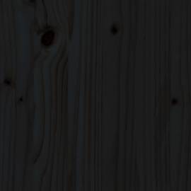 Taburete de bar, 2 buc., negru, 40x48,5x115,5 cm lemn masiv pin, 8 image