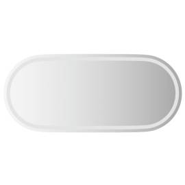 Oglindă de baie cu led, 100x45 cm, ovală, 2 image