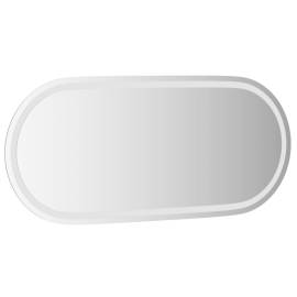 Oglindă de baie cu led, 100x45 cm, ovală, 4 image