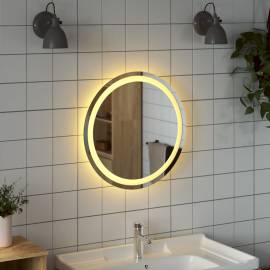 Oglindă de baie cu led, 50 cm, rotundă, 3 image