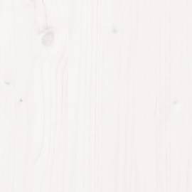 Taburete de grădină, 2 buc., alb, 40x36x45 cm, lemn masiv pin, 8 image