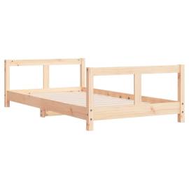 Cadru de pat pentru copii, 80x160 cm, lemn masiv de pin, 3 image