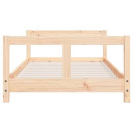 Cadru de pat pentru copii, 80x160 cm, lemn masiv de pin, 4 image