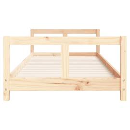 Cadru de pat pentru copii, 80x200 cm, lemn masiv de pin, 4 image