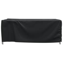 Husă mobilier de grădină negru 200x160x70 cm impermeabilă 420d, 3 image