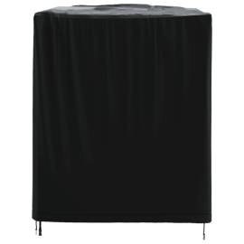 Husă mobilier de grădină negru 180x70x90 cm impermeabilă 420d, 4 image