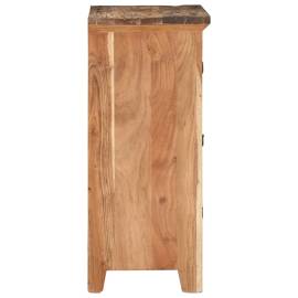 Dulap lateral, 55x33x75 cm, lemn masiv de acacia, 5 image
