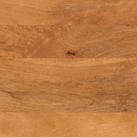 Dulap lateral, maro și negru, 40x33,5x75 cm lemn masiv de mango, 11 image