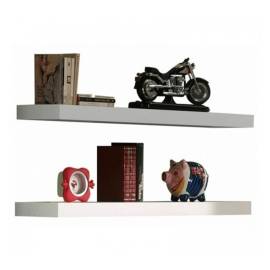 Vipack set rafturi de perete „robin”, 2 buc., alb, lemn, 2 image