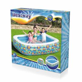 Bestway piscină gonflabilă pentru copii, albastru, 229x152x56 cm, 8 image