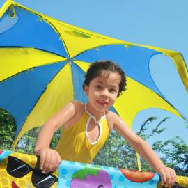Bestway piscină supraterană copii steel pro, protecție uv, 244x51 cm, 8 image