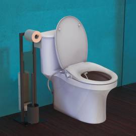 Eisl scaun de toaletă închidere silențioasă atașament pulverizator alb