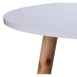 H&s collection masă pentru copii, alb, 60x41 cm, 3 image