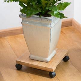 Nature cărucior pentru plante, maro, 30x30 cm, bpc, pătrat