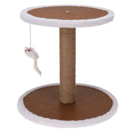Pets collection turn de zgâriat pisici/suport cu șoarece, 35x35x33 cm