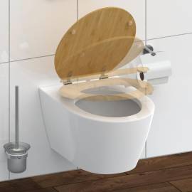 SchÜtte capac de toaletă cu închidere silențioasă natural bamboo