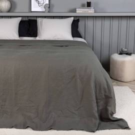Venture home cuvertură de pat „milo” 260x260 cm, gri, poliester, 3 image